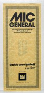 1985 Buick Century Owners Operators Manual Original