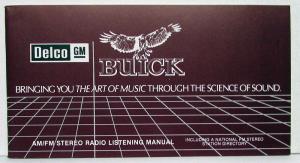 1985 Buick Century Owners Operators Manual Original