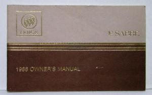 1986 Buick LeSabre Owners Operators Manual Original