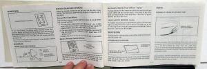 1986 Buick Riviera Owners Operators Manual Original
