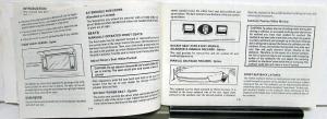1988 Buick Regal Owners Operators Manual Original