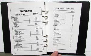 1989 Buick Electra & Park Avenue Owners Operators Manual Original