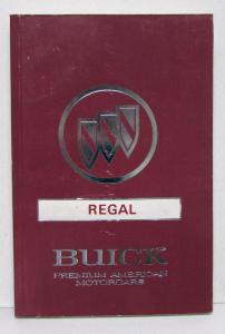 1991 Buick Regal Owners Operators Manual Original