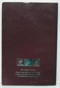 1991 Buick Regal Owners Operators Manual Original