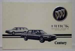 1995 Buick Century Operators Owners Manual Original