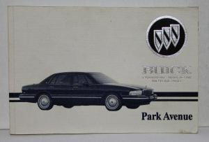1995 Buick Park Avenue Operators Owners Manual Original