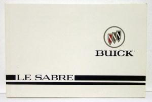 1996 Buick LeSabre Operators Owners Manual Original