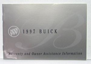 1997 Buick Skylark Operators Owners Manual Original