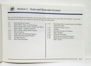 2002 Buick Regal Owners Operators Manual Original