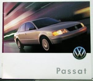 2000 VW Volkswagen Passat GLS GLS V6 GLX Sales Brochure Oversized Original