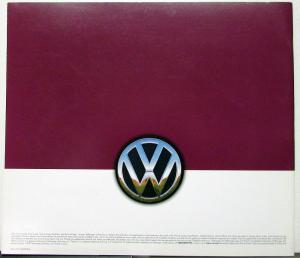 2000 VW Volkswagen Passat GLS GLS V6 GLX Sales Brochure Oversized Original