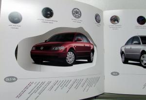 2000 VW Volkswagen Passat GLS GLS V6 GLX Sales Brochure Oversized Original