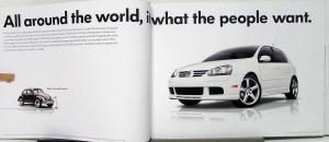 2009 VW Volkswagen Rabbit Color Sales Brochure Original