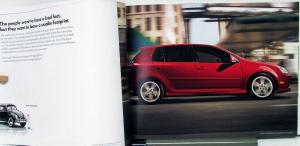 2009 VW Volkswagen Rabbit Color Sales Brochure Original