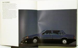 1984 Volvo 740 GLE 760 GLE Turbo Color Sales Brochure XL Original US & Canada