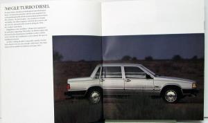 1984 Volvo 740 GLE 760 GLE Turbo Color Sales Brochure XL Original US & Canada