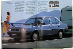 1985 Volvo 300 Series Netherland Press Kit Sales Brochure Tech Shts Releases