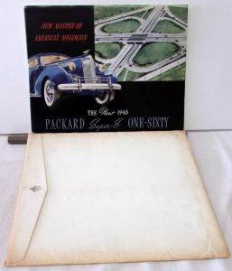 1940 Packard Super 8 160 Sales Brochure Master Americas Highways Oversized