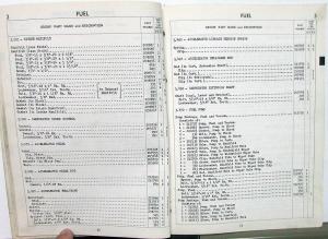1951 Kaiser Frazer Henry J Dealer Preliminary Parts List Models 513 514