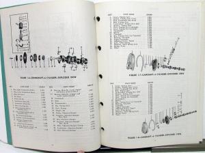 1951 Kaiser Frazer Dealer Parts List Book Nov 51 Chassis & Body 513 514