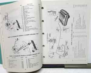 1951 Kaiser Frazer Dealer Parts List Book Nov 51 Chassis & Body 513 514