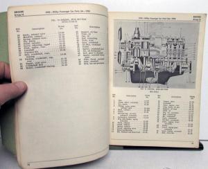 1952-53 Willys Dealer Parts List Book Passenger Car 475A 675 675A 685 685A