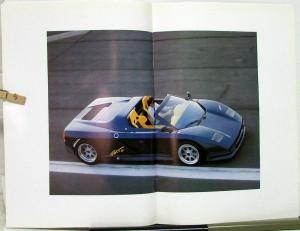 1992 ? Zender Fact 4 Spider Sports Car Prestige Sales Brochure German Text Orig