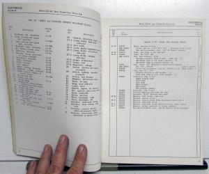 1956 Willys Jeep Dealer Parts List Book Dispatcher DJ-3A 2WD Original