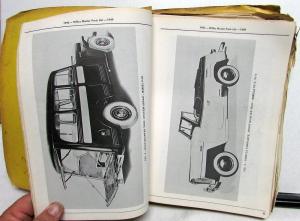 1945-49 Willys Jeep Dealer Master Parts Book CJ-2A CJ-3A 4-63 6-63 VJ-2 VJ-3