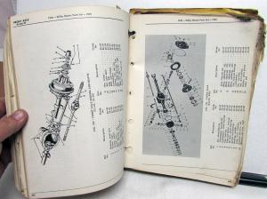 1945-49 Willys Jeep Dealer Master Parts Book CJ-2A CJ-3A 4-63 6-63 VJ-2 VJ-3