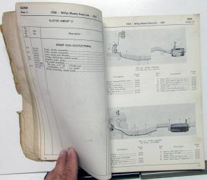 1950-51 Willys Jeep Master Parts Book 4-73 SW SD 6-73 SW 4-73 VJ 6-73 VJ 4-73
