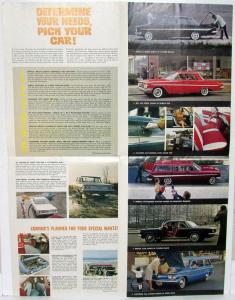 1961 Chevrolet Impala Belair Corvair Nomad Monza Greenbrier Sales Folder Mailer