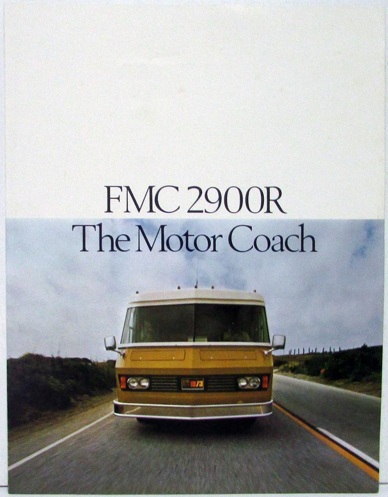 1973 FMC 2900R Motor Coach Color Sales Folder Original