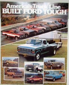 1983 Ford Trucks Sales Folder New Diesel Power