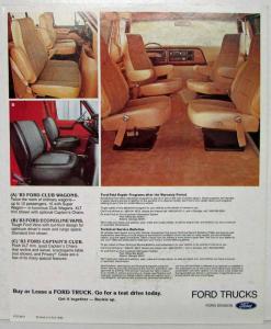 1983 Ford Trucks Sales Folder New Diesel Power