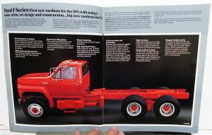 1983 Ford F-Series Trucks Sales Brochure New Tandems and Diesels