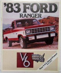 1983 Ford Ranger V6 & Diesel Power Sales Brochure