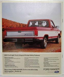 1983 Ford Ranger V6 & Diesel Power Sales Brochure
