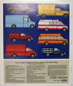 1983 Ford Chassis Cabs Sales Brochure