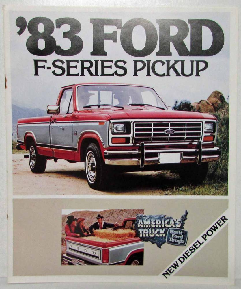 1983 Ford F-Series Pickup Sales Brochure