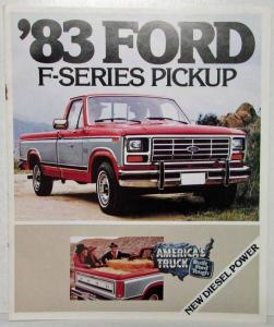 1983 Ford F-Series Pickup Sales Brochure