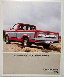 1983 Ford F-Series Pickup Sales Brochure