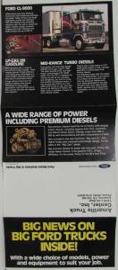 1983 Ford Big News on Trucks Inside Sales Folder Mailer