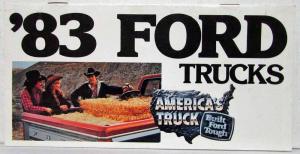 1983 Ford Trucks Sales Mailer Ranger Bronco Club Wagon Econoline Pickup