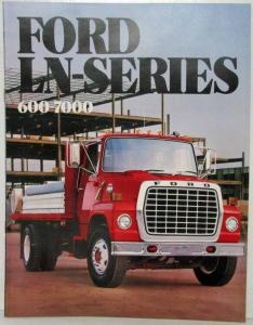 1983 Ford LN-Series Truck Sales Brochure 600-7000