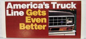 1983 Ford Ranger Folder America's Truck Line Gets Even Better
