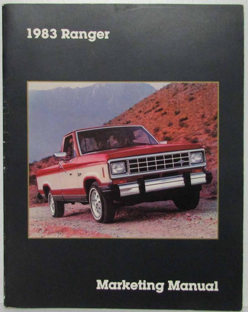 1983 Ford Ranger Marketing Manual for Sales Staff