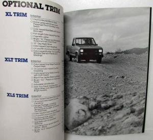 1983 Ford Ranger Marketing Manual for Sales Staff