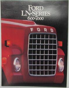 1984 Ford LN-Series 600-7000 Truck Sales Brochure