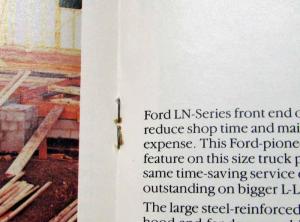 1984 Ford LN-Series 600-7000 Truck Sales Brochure